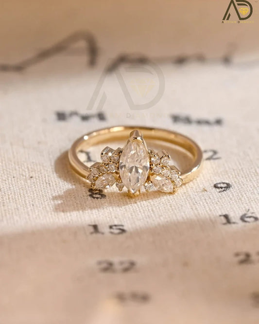 Marquise Cut Moissanite