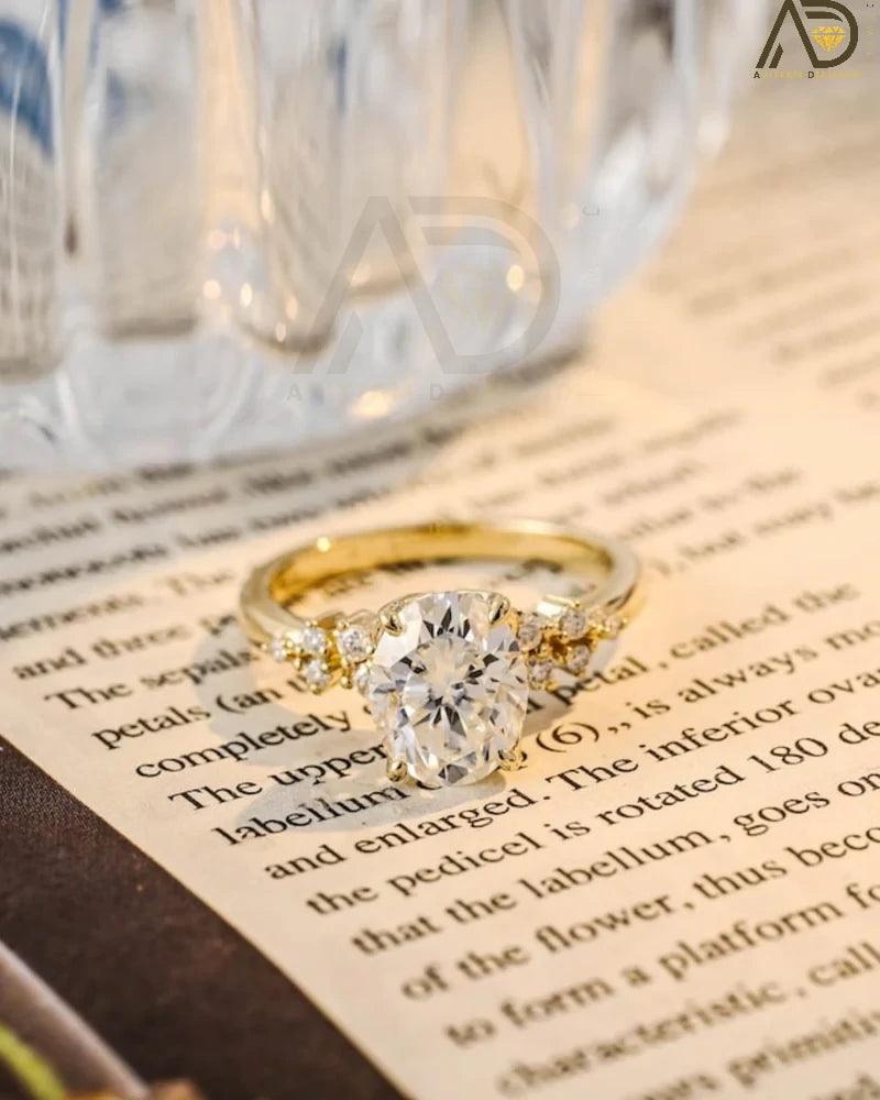 Moissanite Engagement Ring