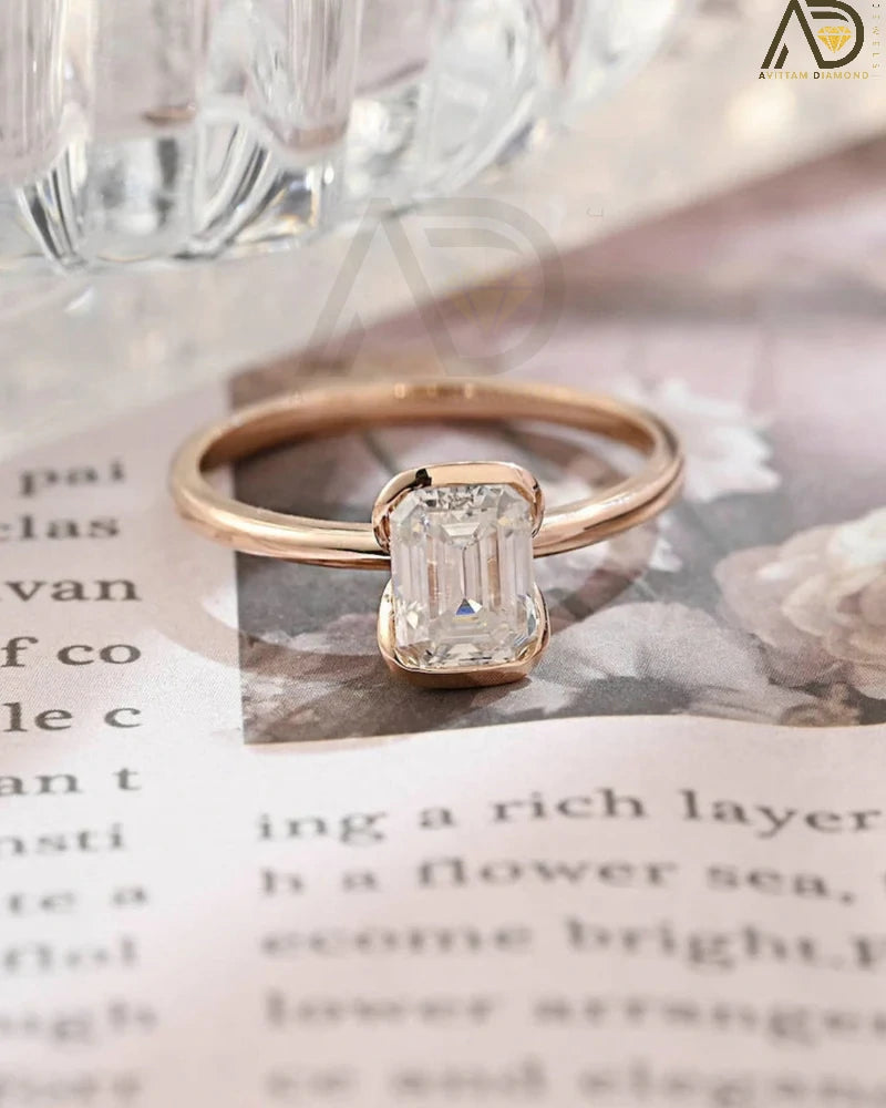 Bezel Setting Engagement Ring