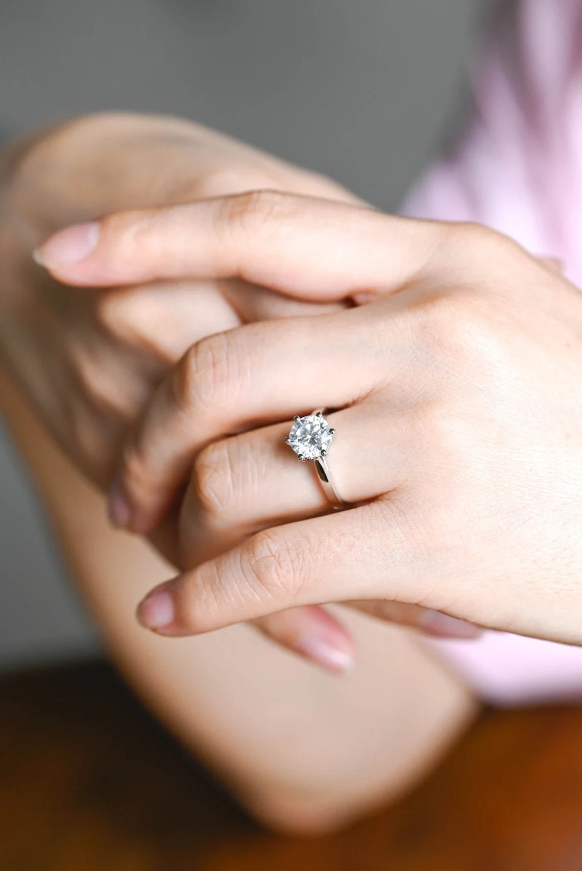 Shine Every Day | Moissanite Beauty | Handmade Gold Gift