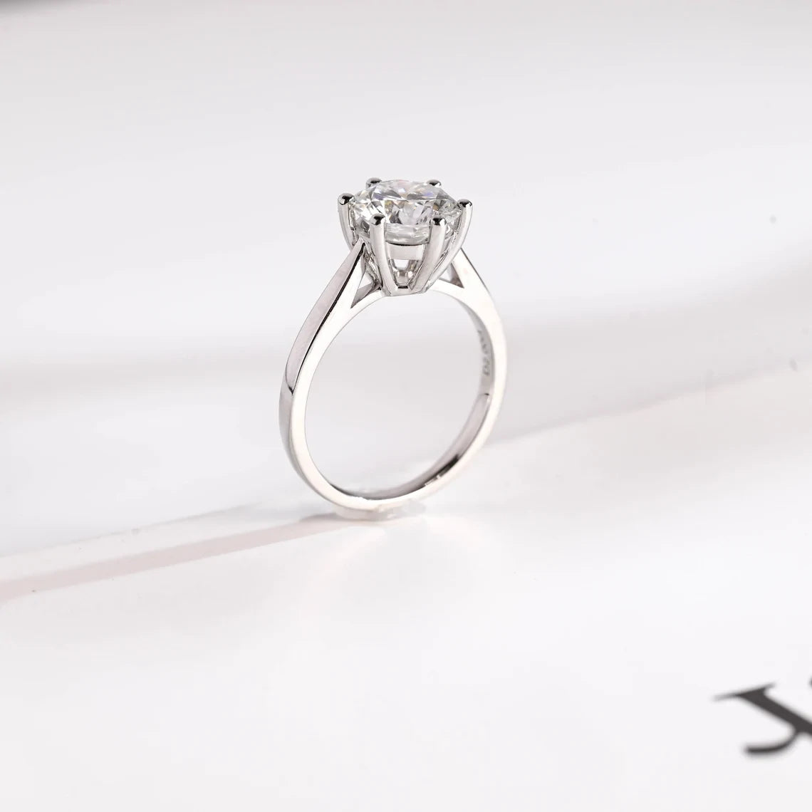 Elegant and Dainty | Solid Gold Ring | Moissanite Wonder