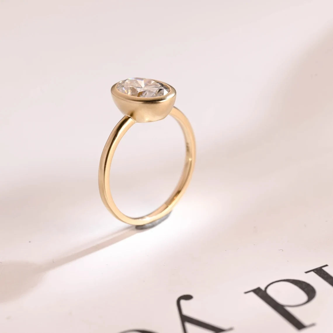 dainty oval ring
