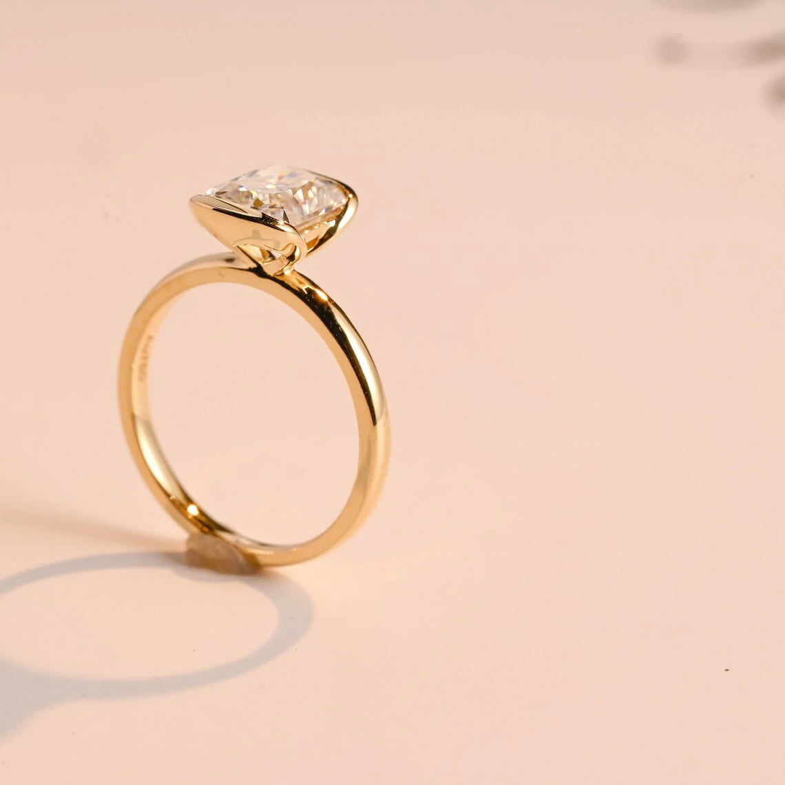 Timeless Elegance | Bezel Set Brilliance | Moissanite Love