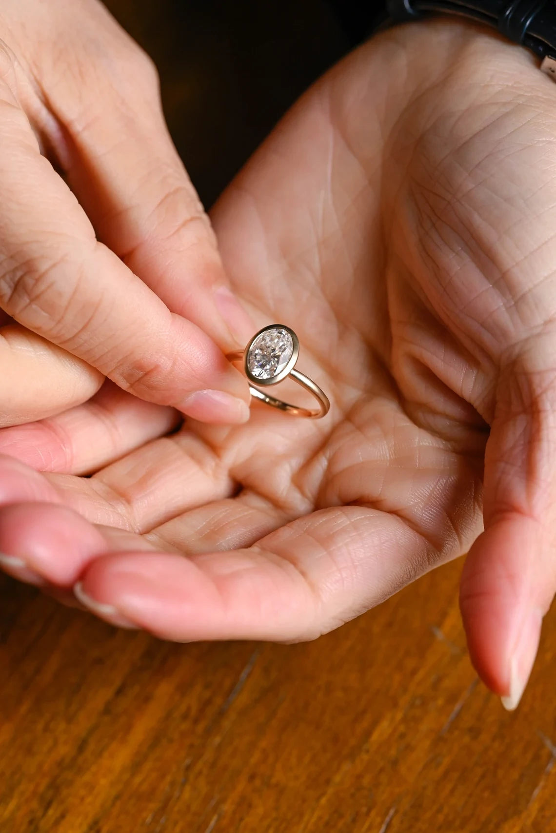 minimalist engagement ring