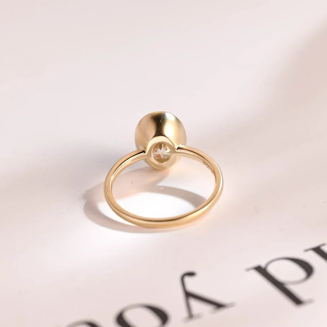 oval engagement ring