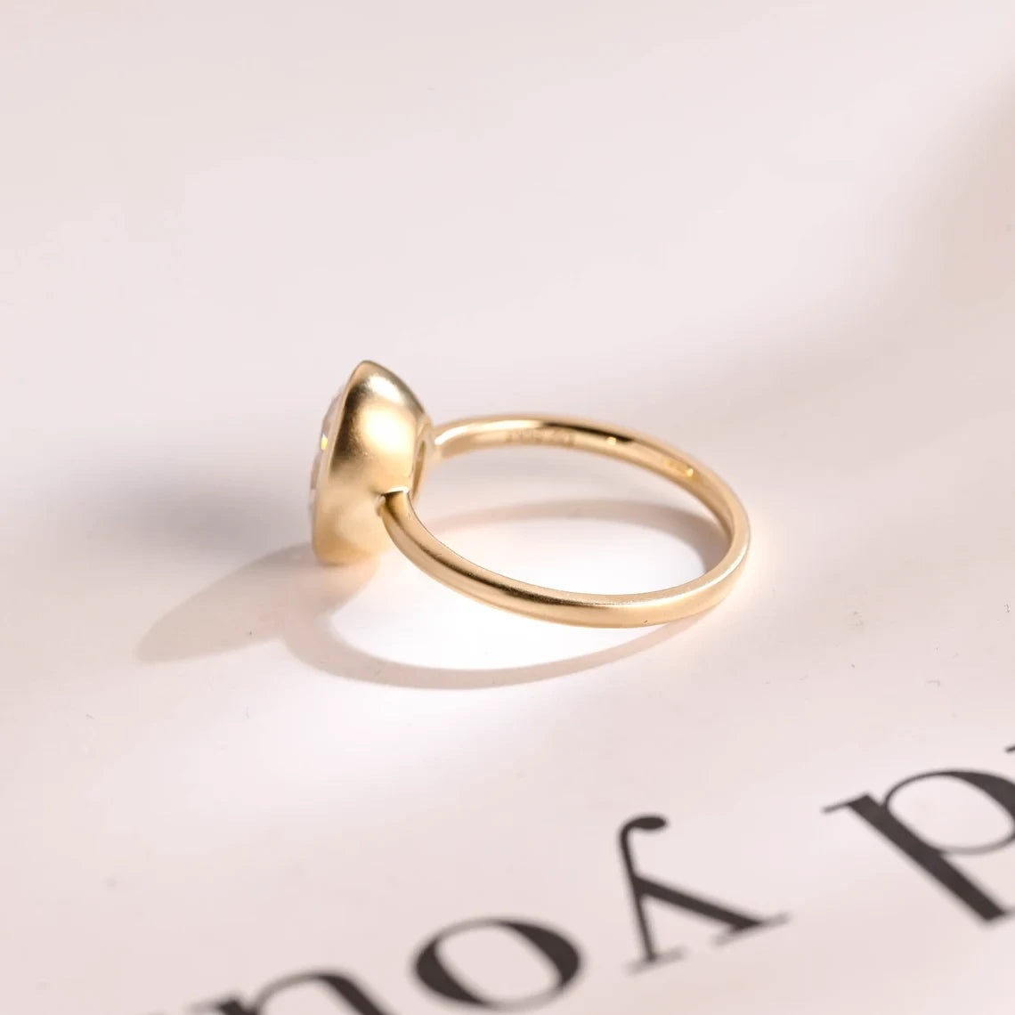 modern engagement ring