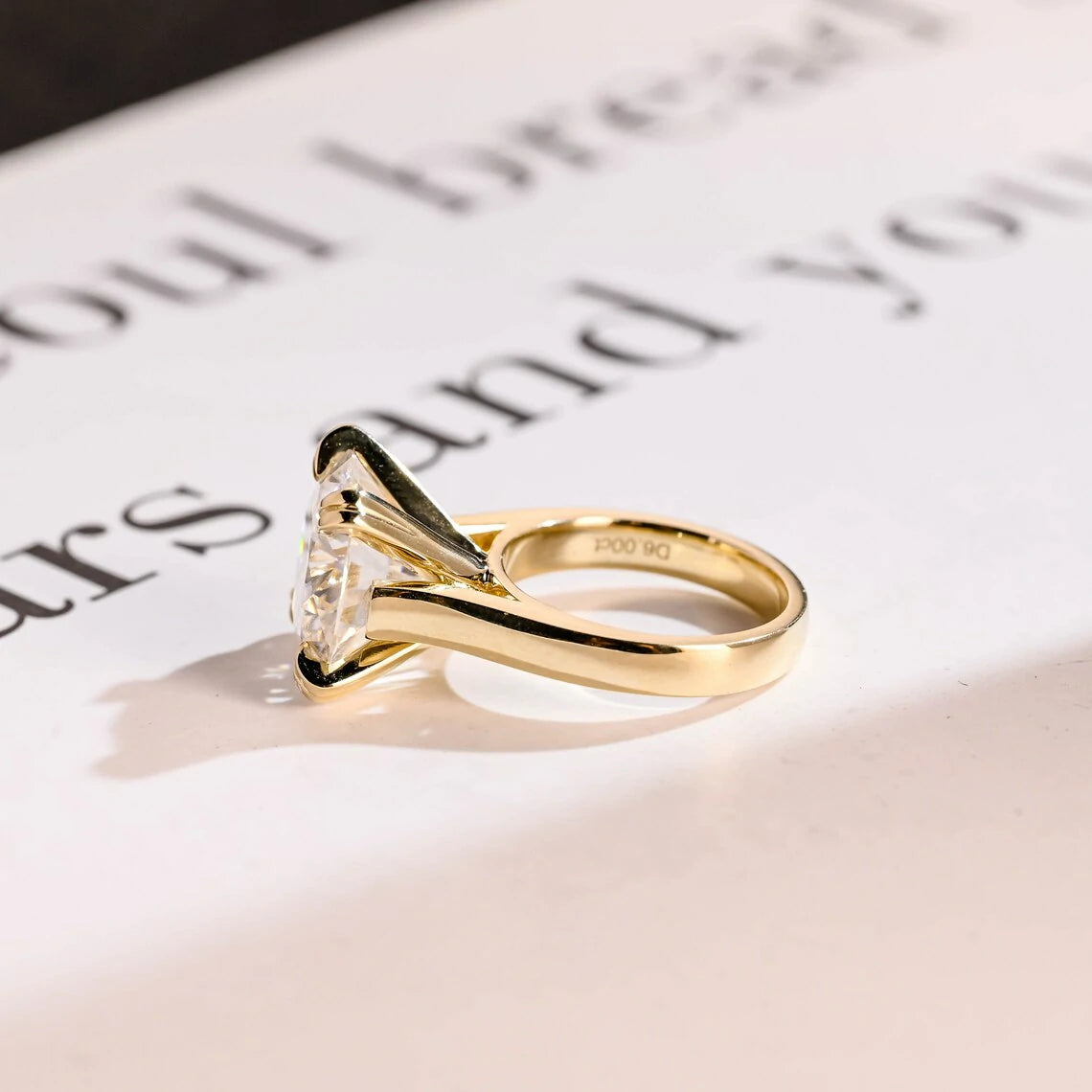 Made for the Moment | Vintage Moissanite Ring | Gold Love Gift