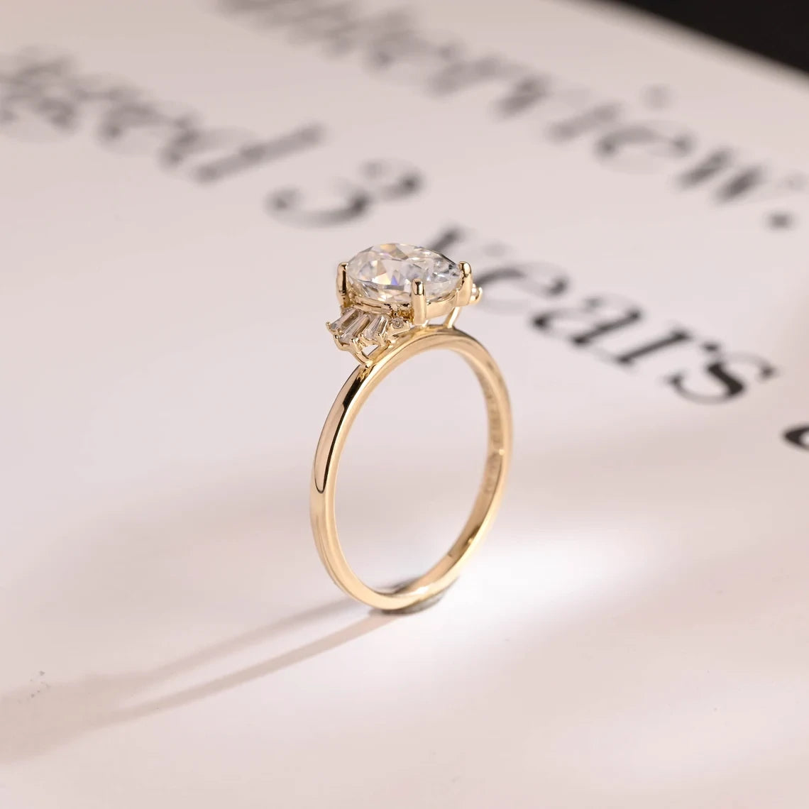 side stone engagement ring