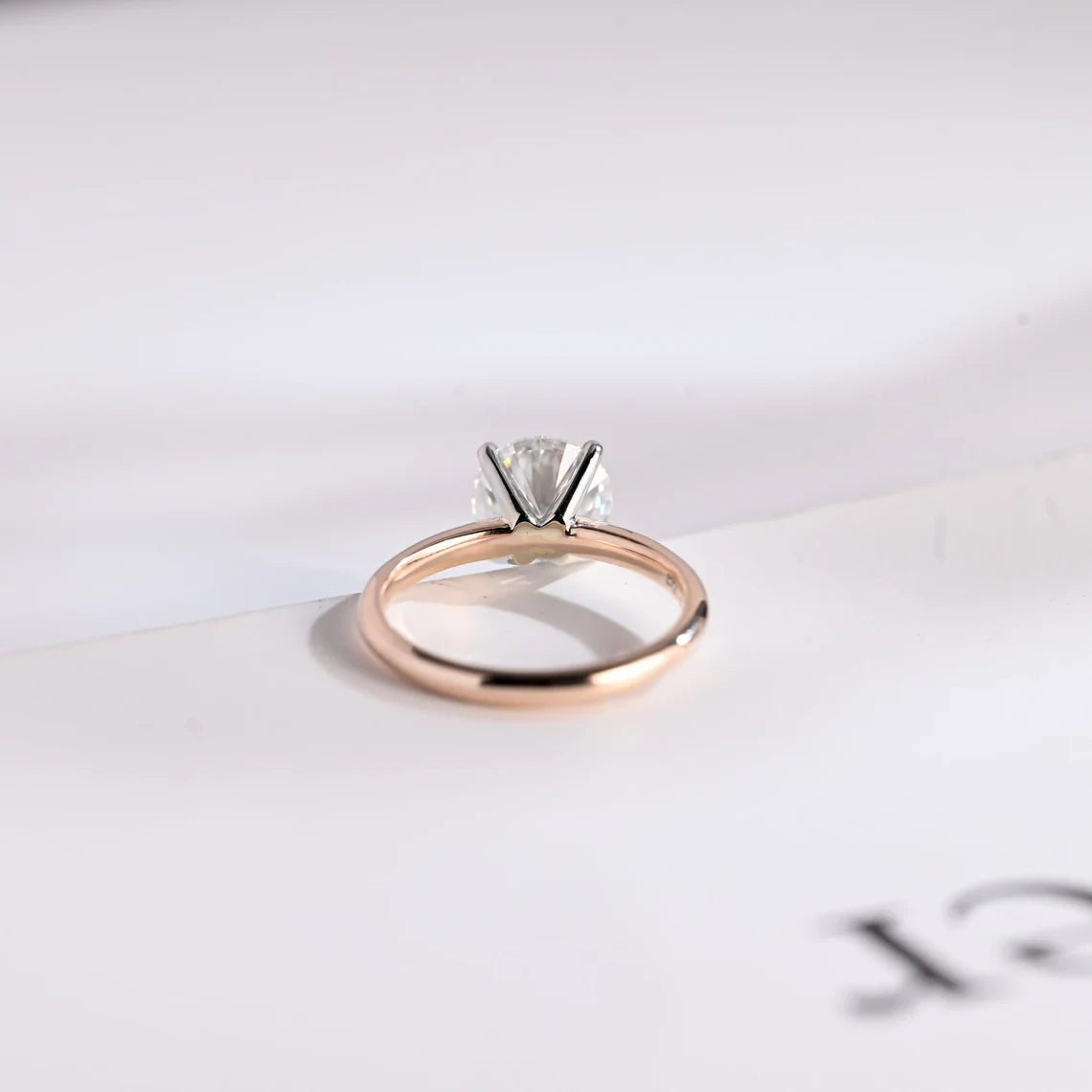 Crafted for Her Heart | Round Cut Moissanite | Two Tone Gift