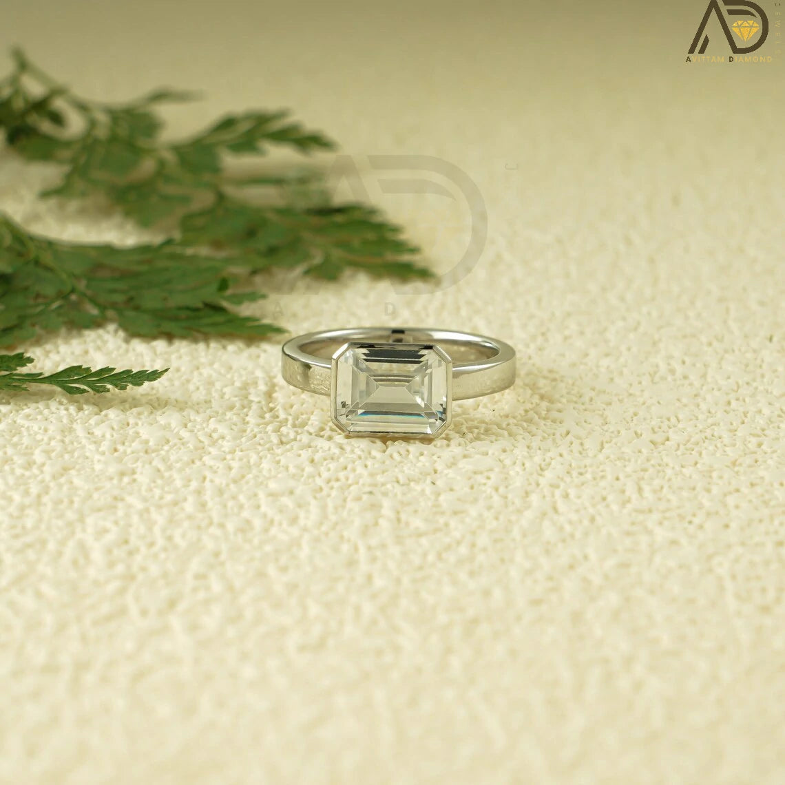 10K-18K Gold Ring | Timeless Moissanite Band | Promise Jewelry
