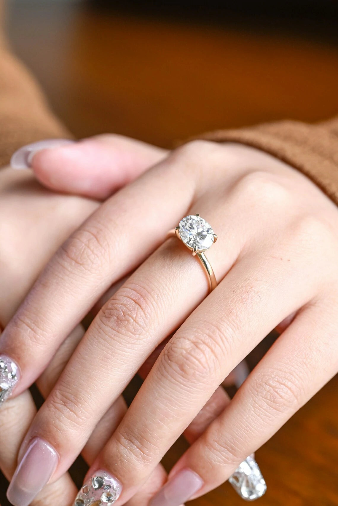 east west moissanite