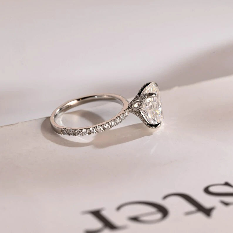 timeless moissanite ring