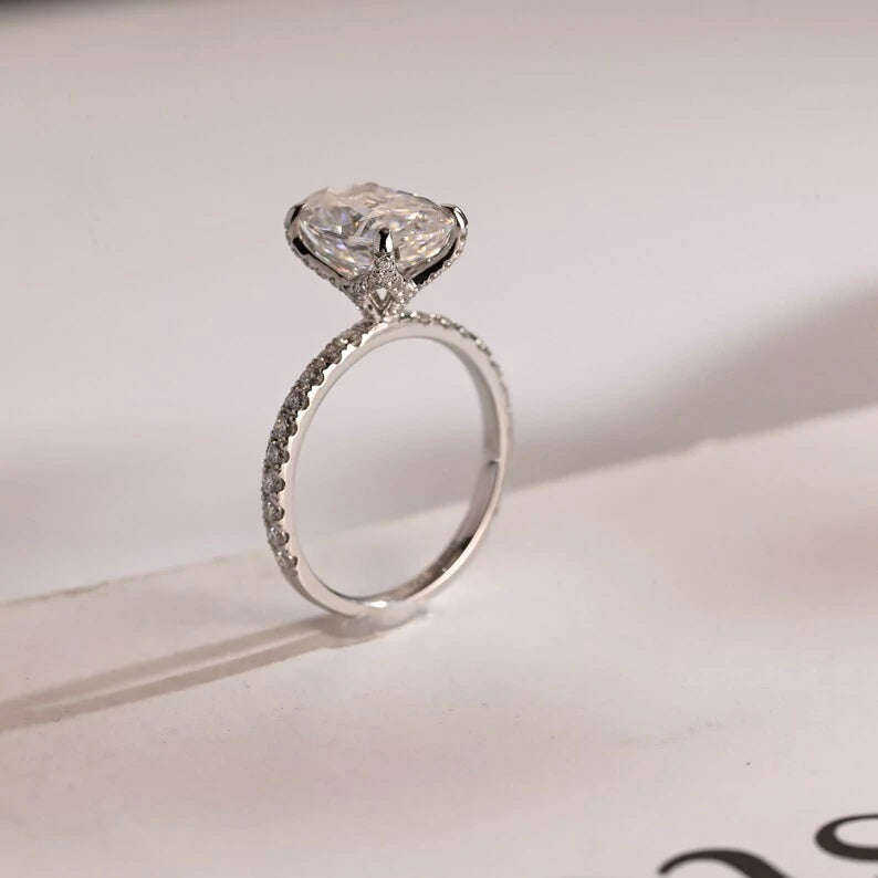white gold diamond ring