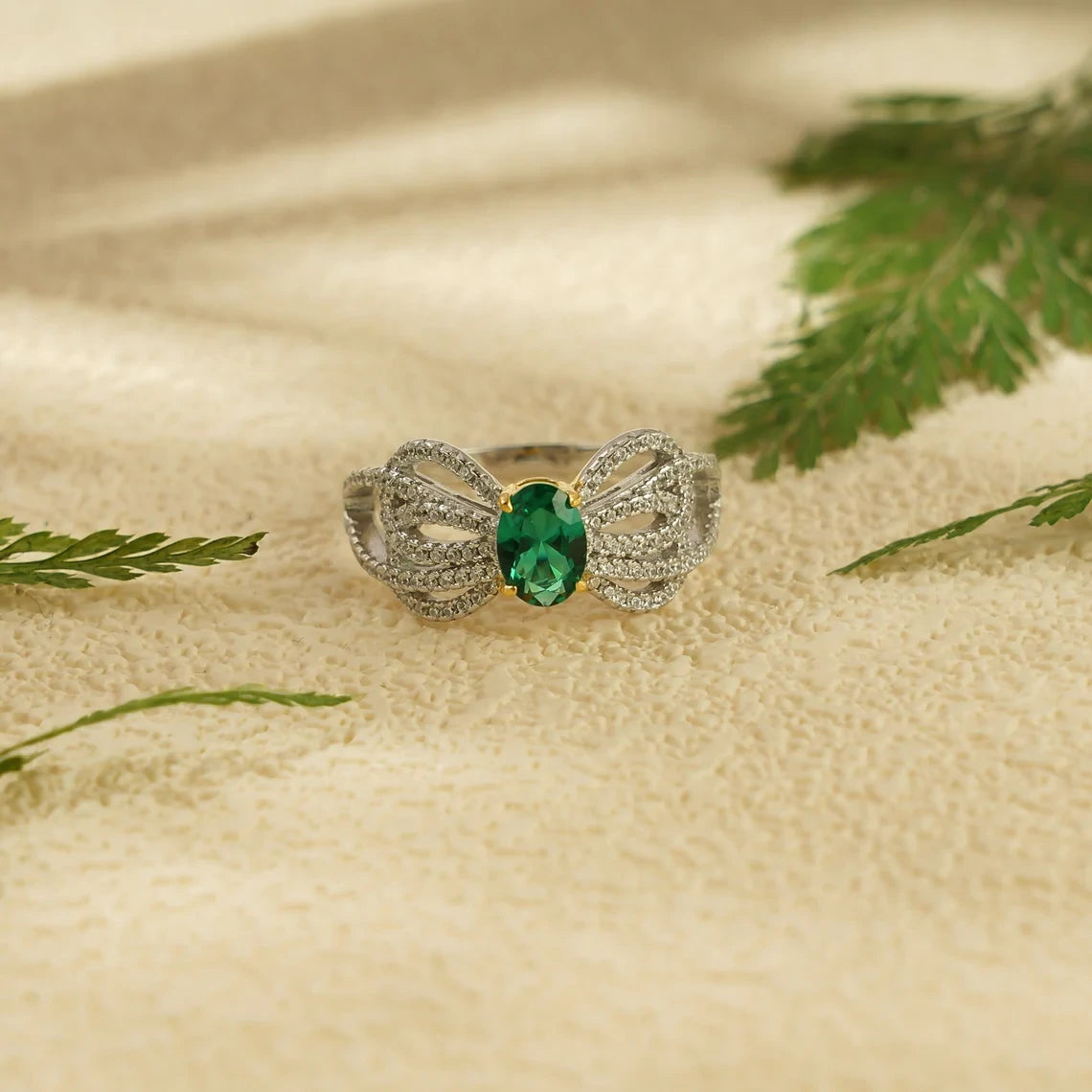 moissanite gift ring
