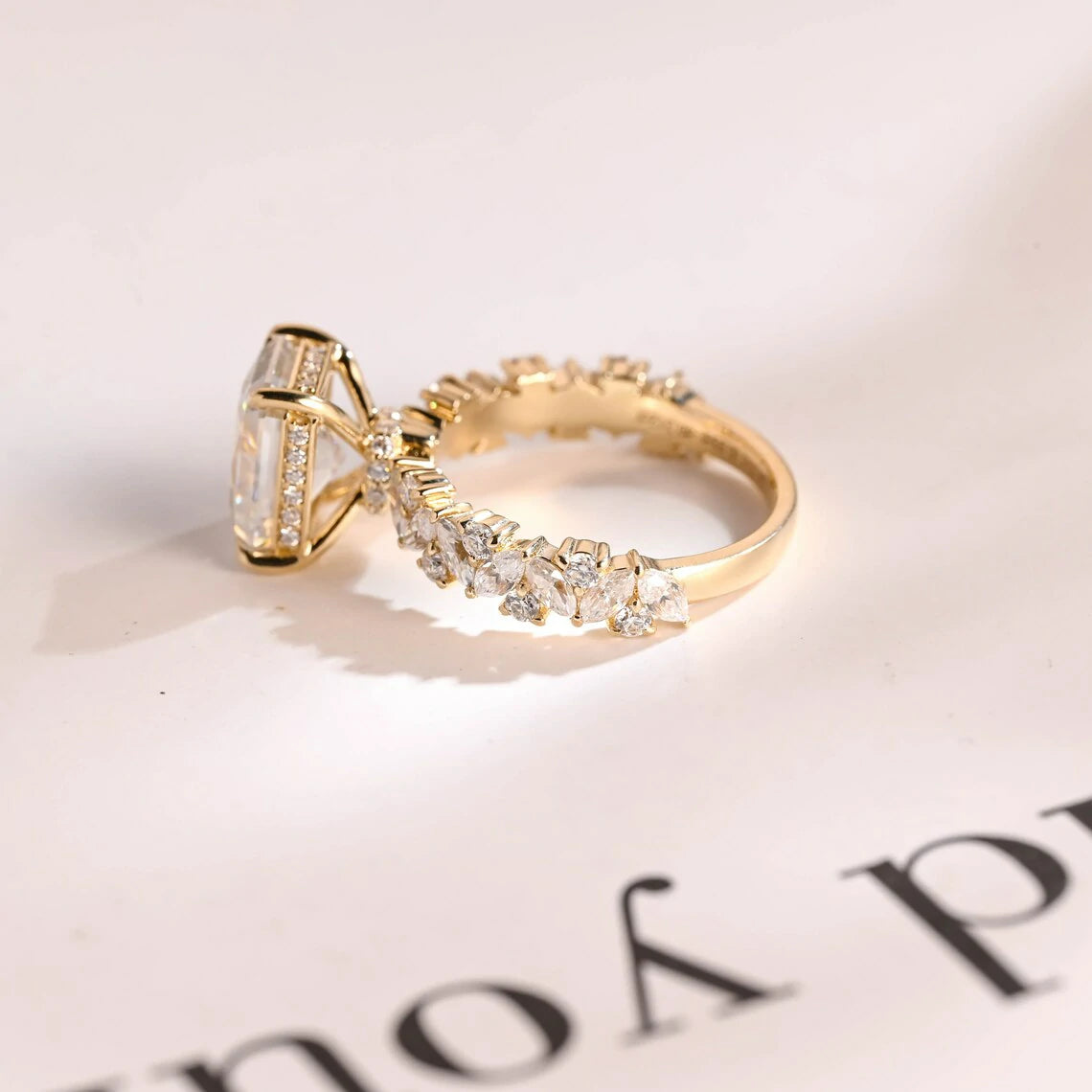 Timeless Love Gift | Radiant Cut Fire | 18K Gold Brilliance