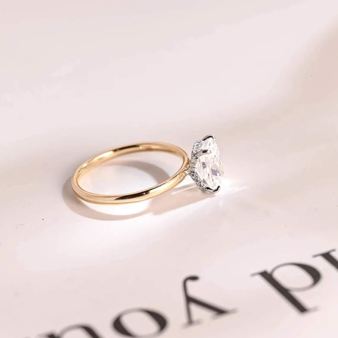 Birthday Ring Magic | Two Tone Design | Elegant Engagement