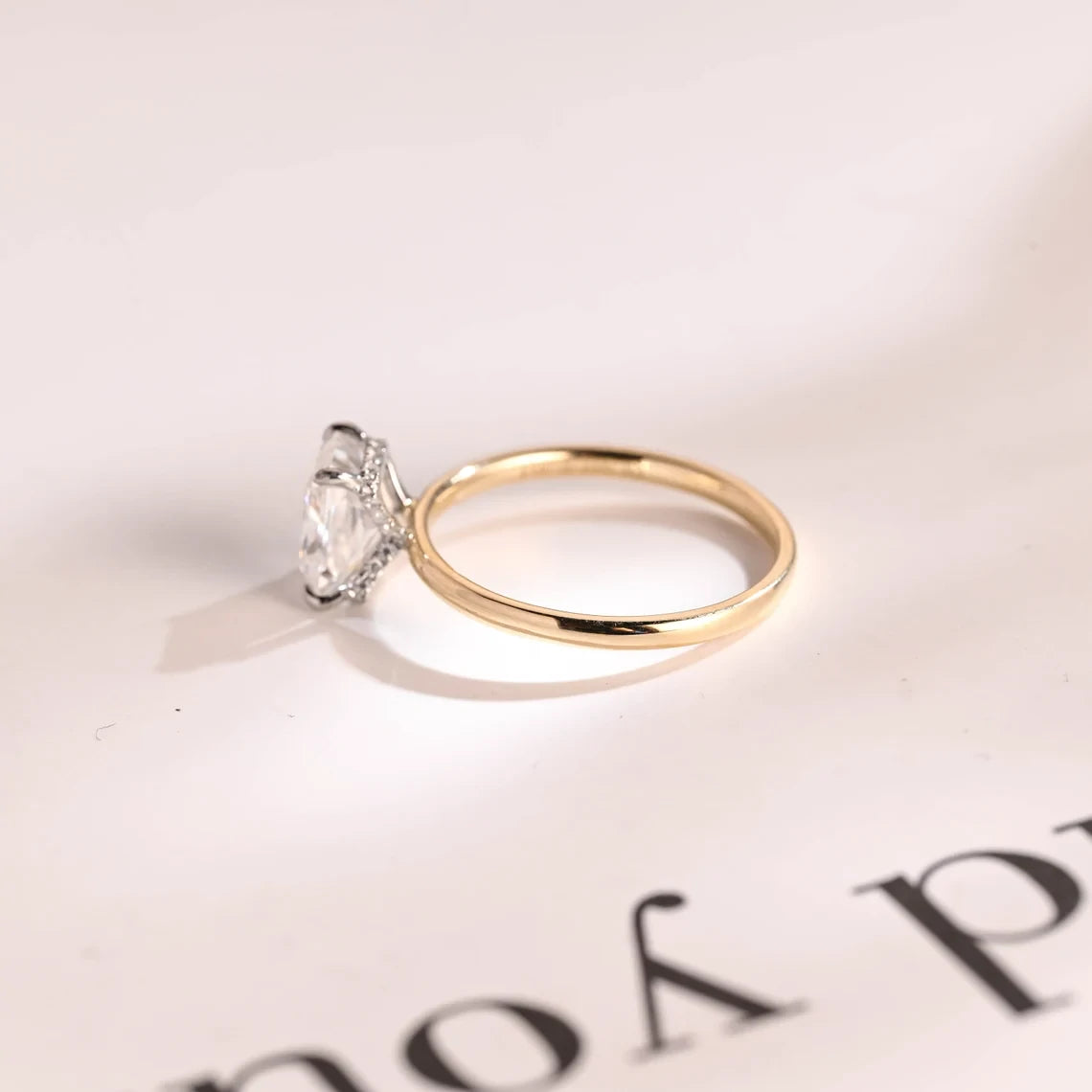 Dainty Sparkle | Promise Ring Shine | Moissanite Glow