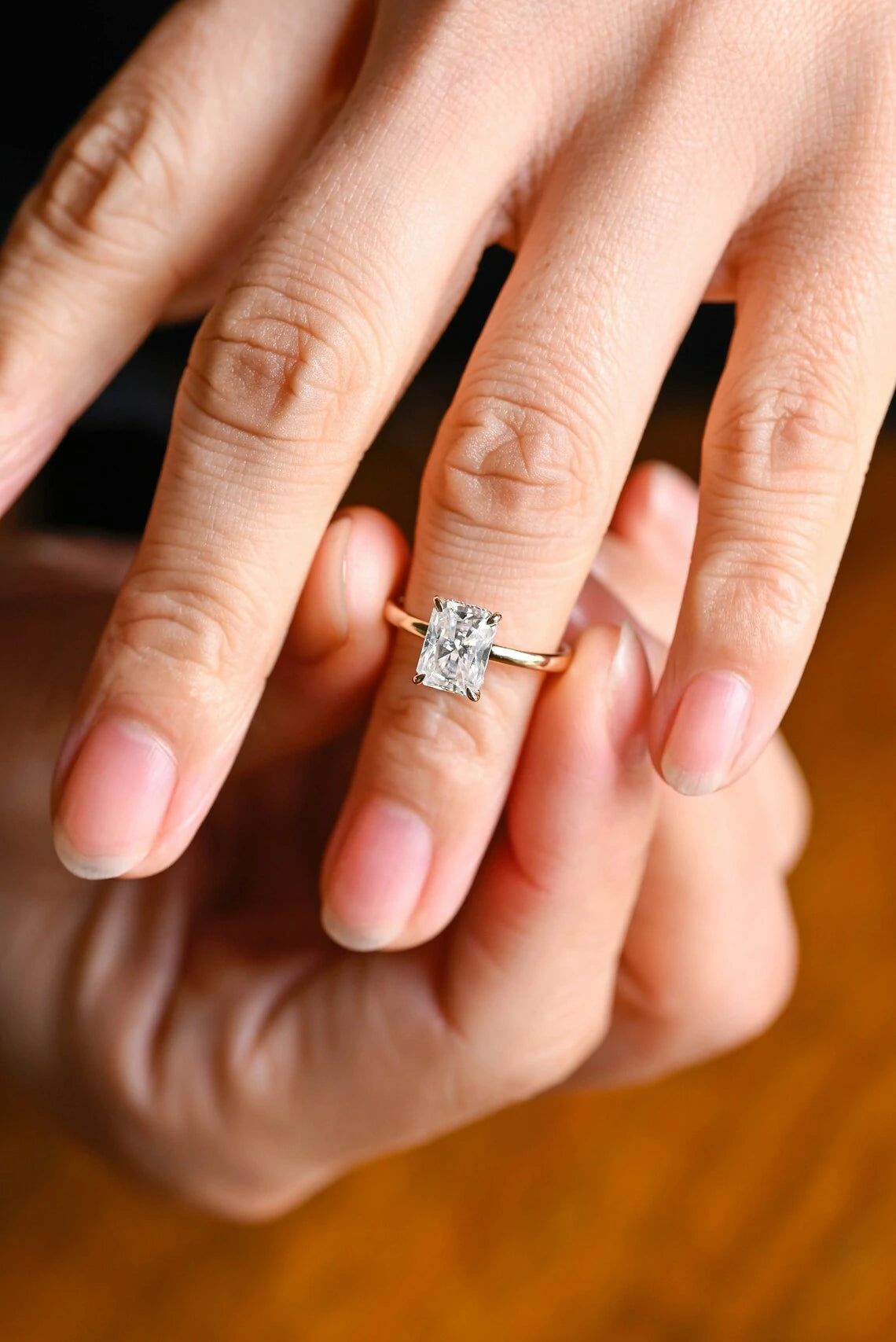 Proposal Perfection | Moissanite Fire | Hidden Halo Charm