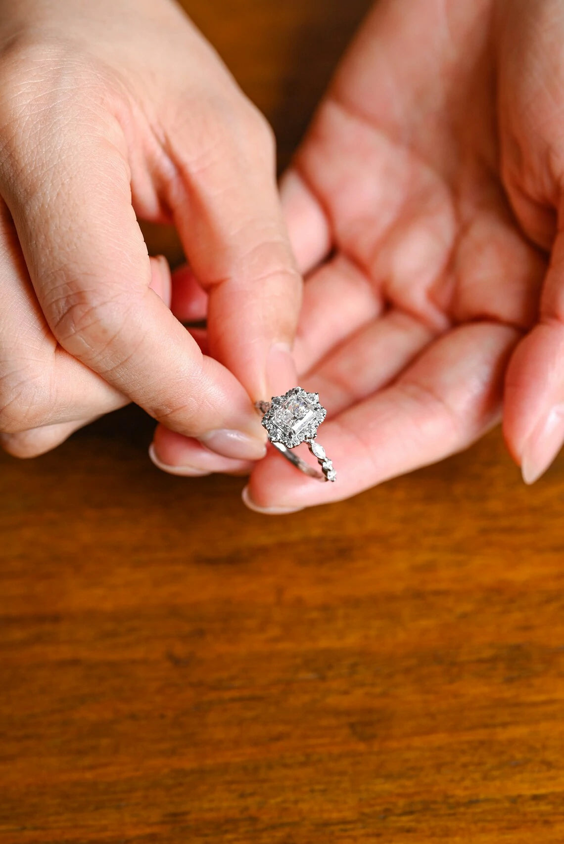 Wedding Band Shine | Solid Gold Magic | Radiant Cut Fire