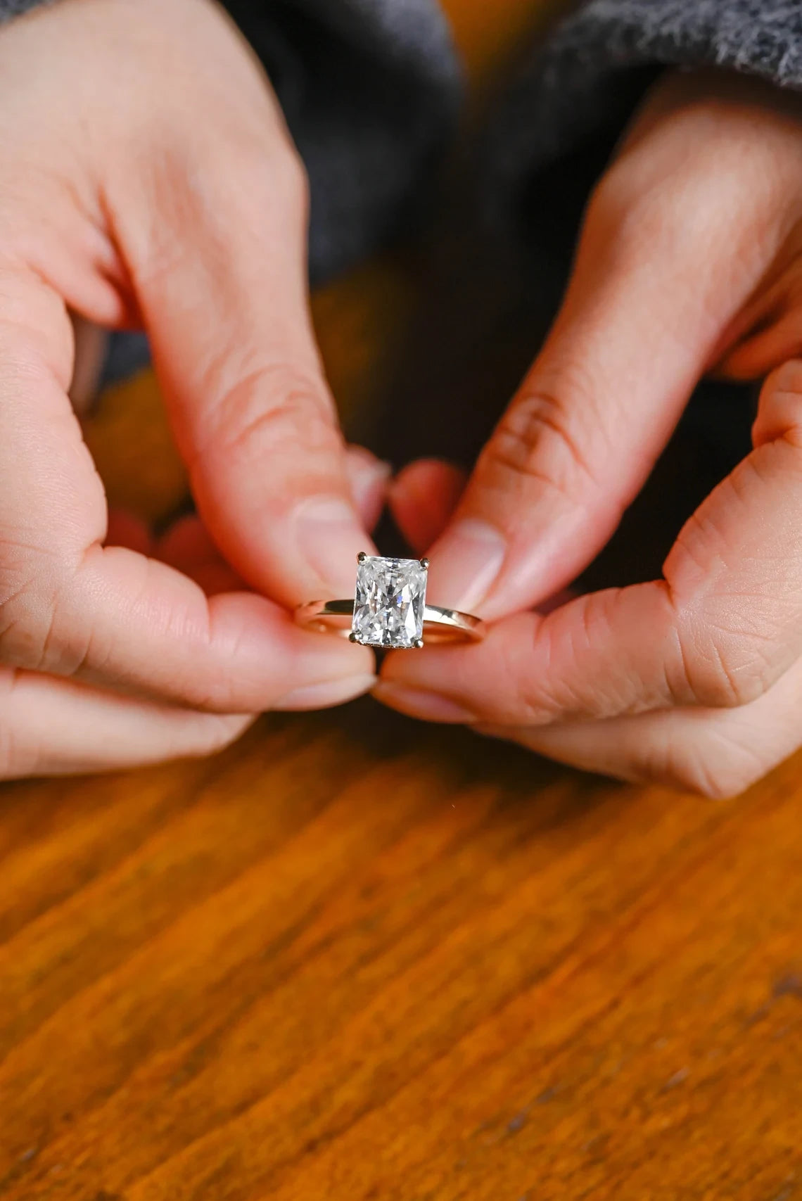 Bold Gold Ring | Double Halo Design | Anniversary Ready