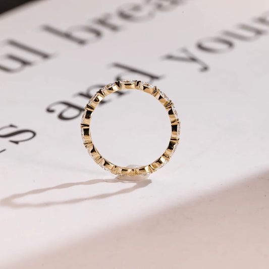 Marquise eternity band