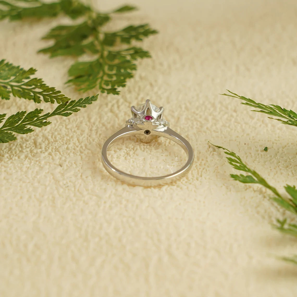 Dainty Yet Bold | Moissanite Light | Gold Engagement Ring