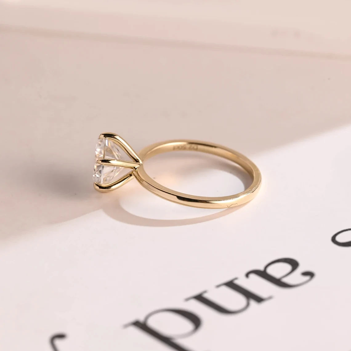 10K Solid Gold Ring | Delicate Round Design | Proposal Ready