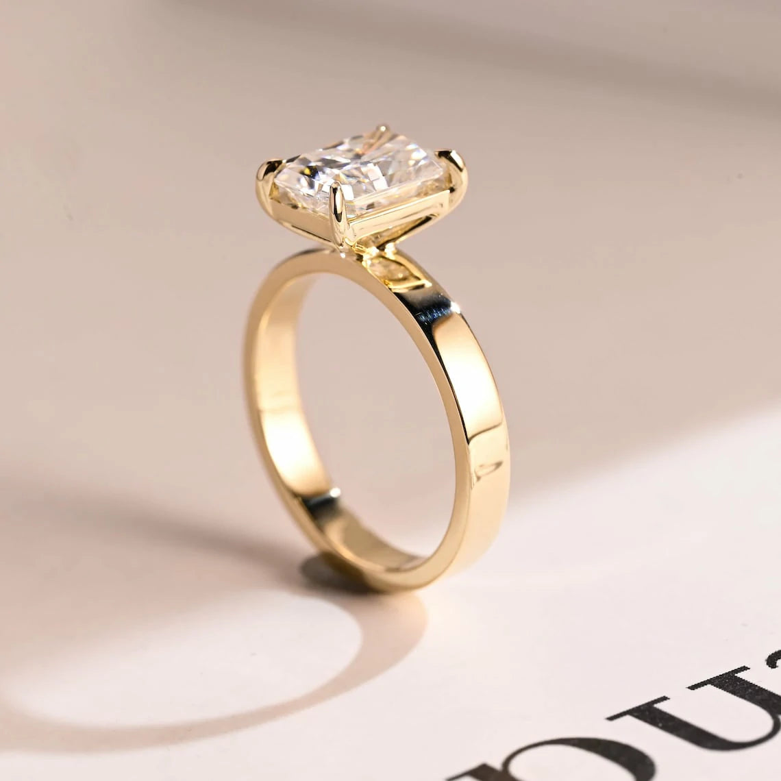 Wide Band Power | Engagement Spark | Radiant Fire Ring