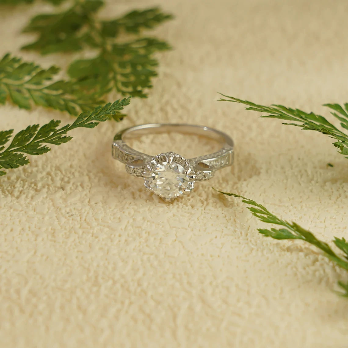 Shine from Within | Moissanite Radiance | Pavé Love Band