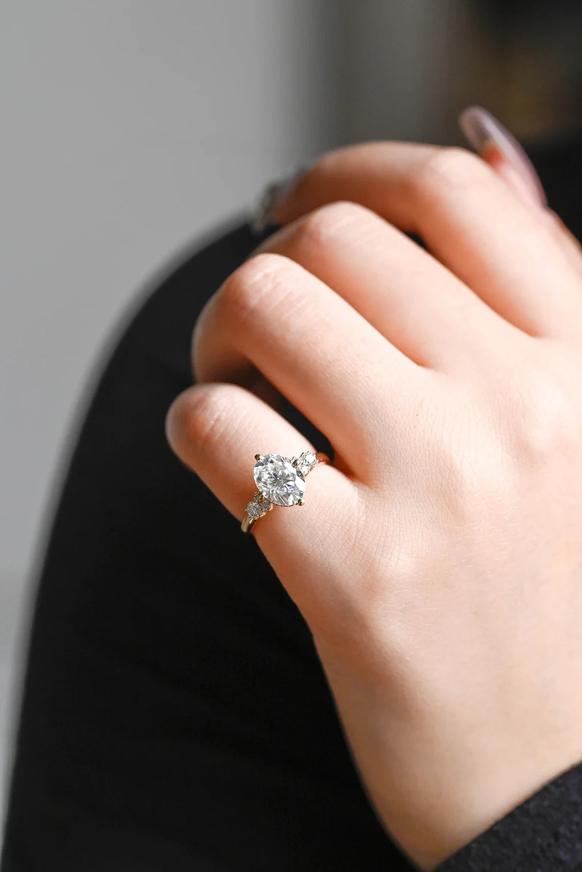 sparkly engagement ring