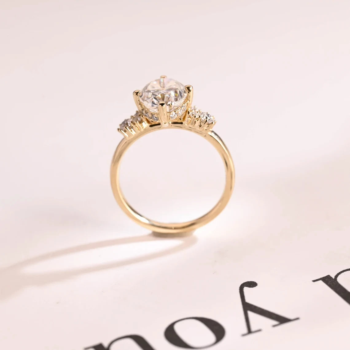luxury moissanite ring