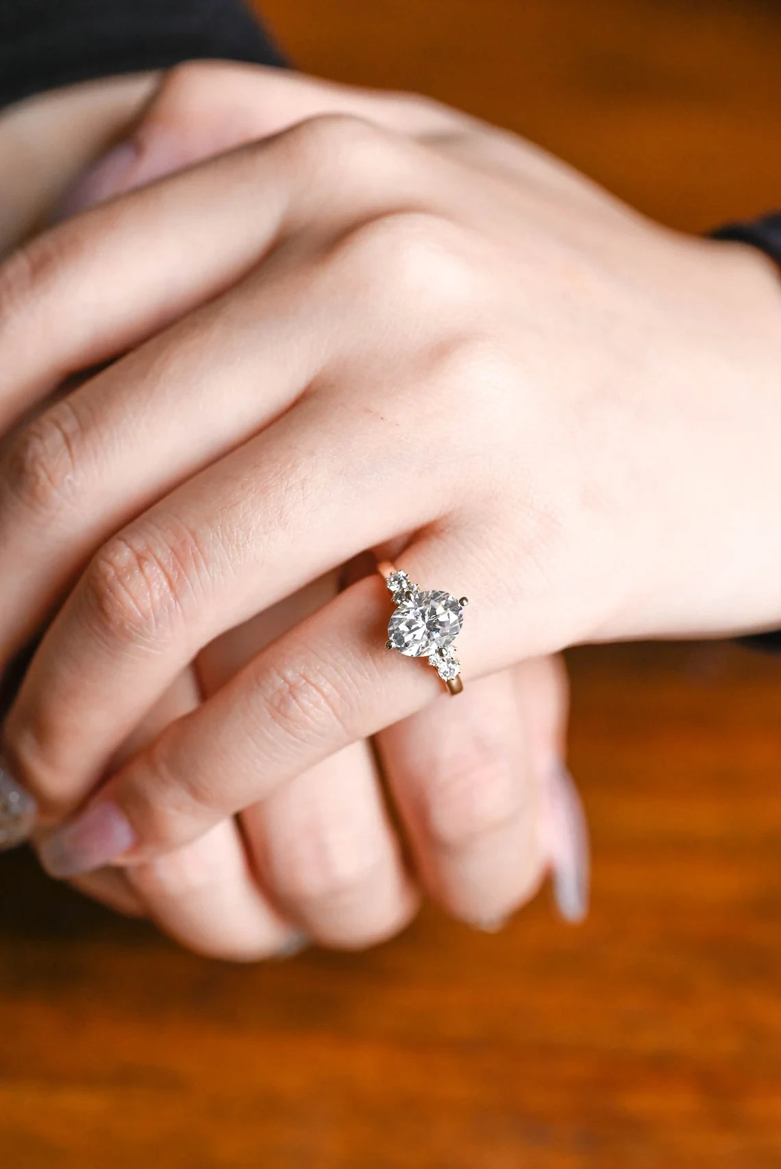 moissanite wedding band