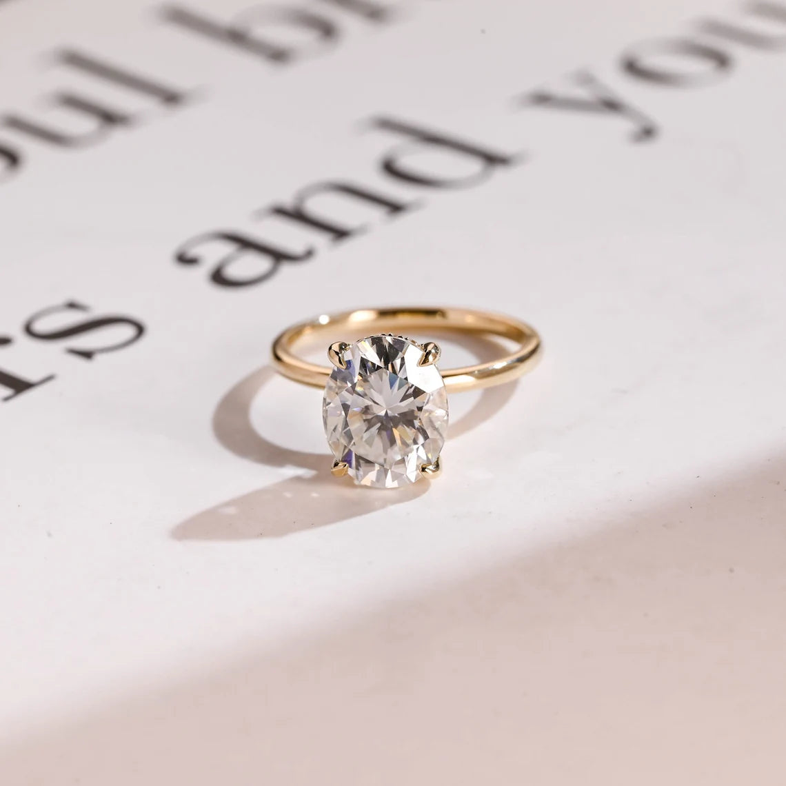 oval diamond ring