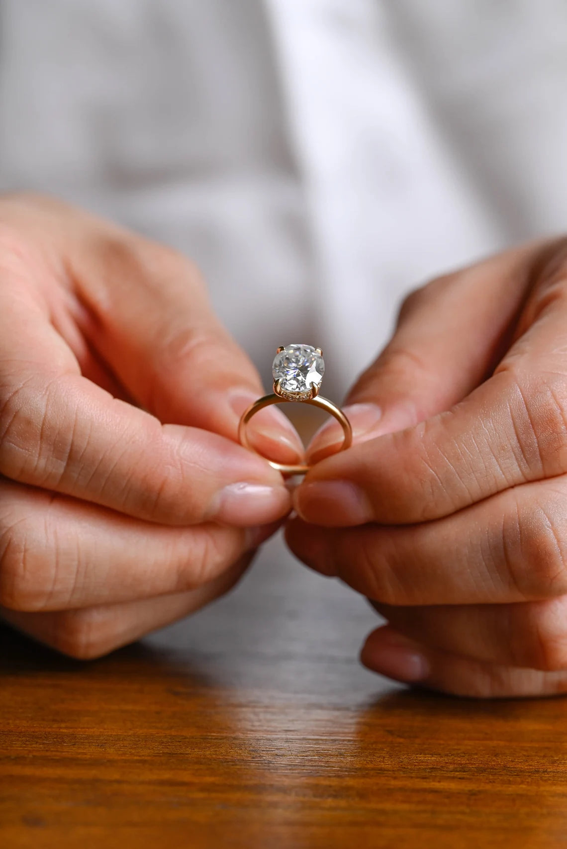 handmade engagement ring