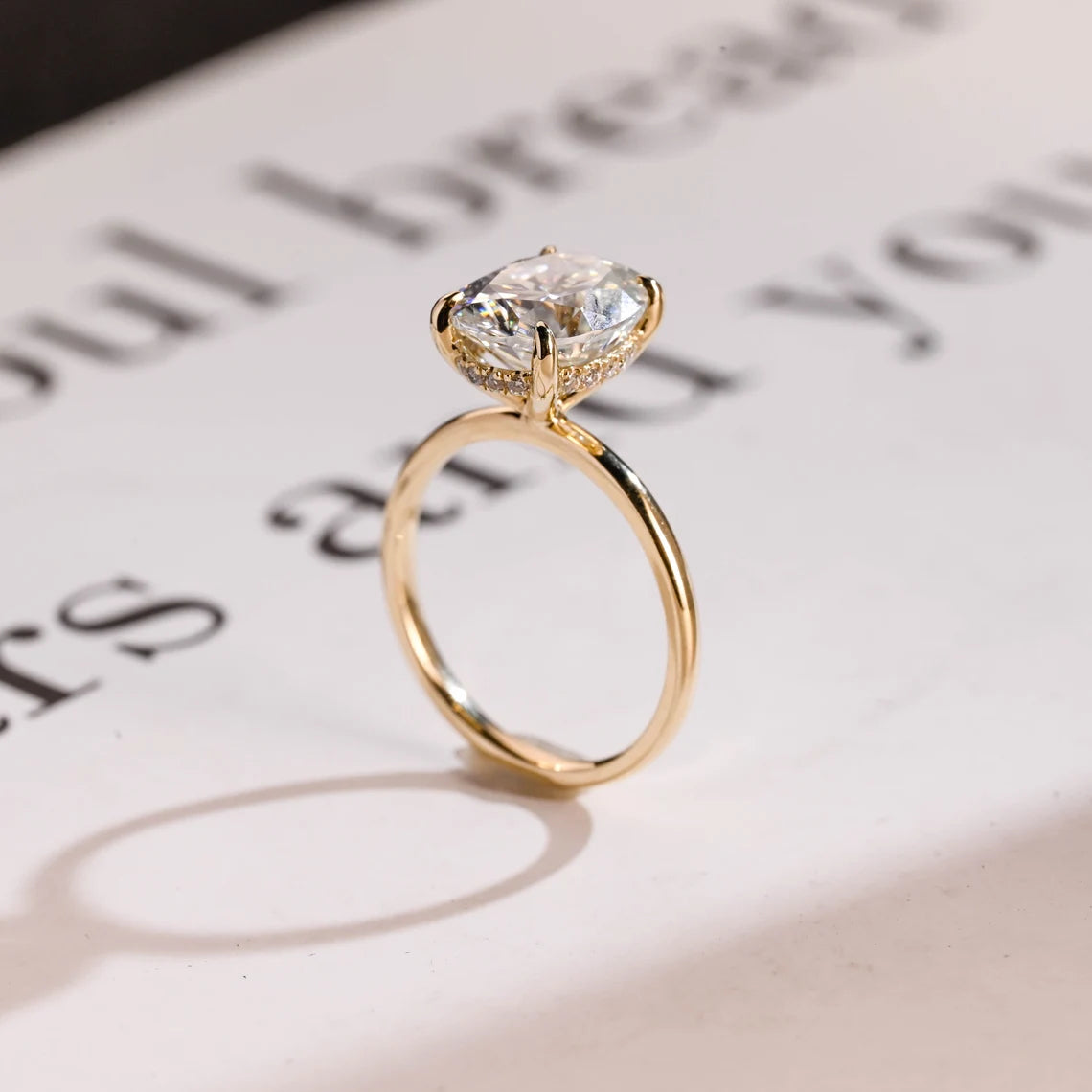 lab grown diamond ring
