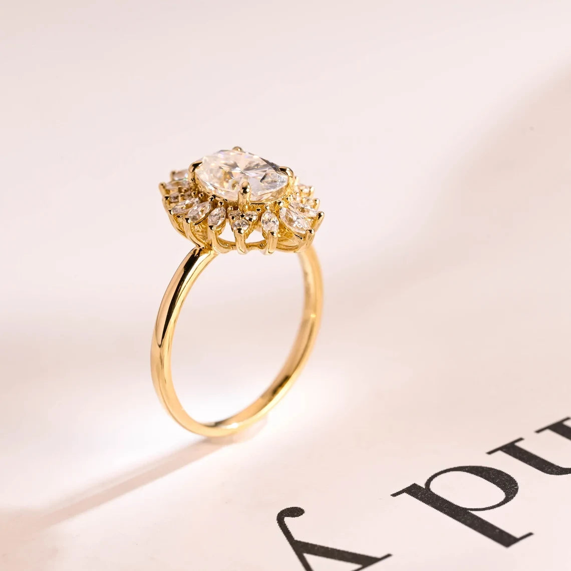 flower inspired ring