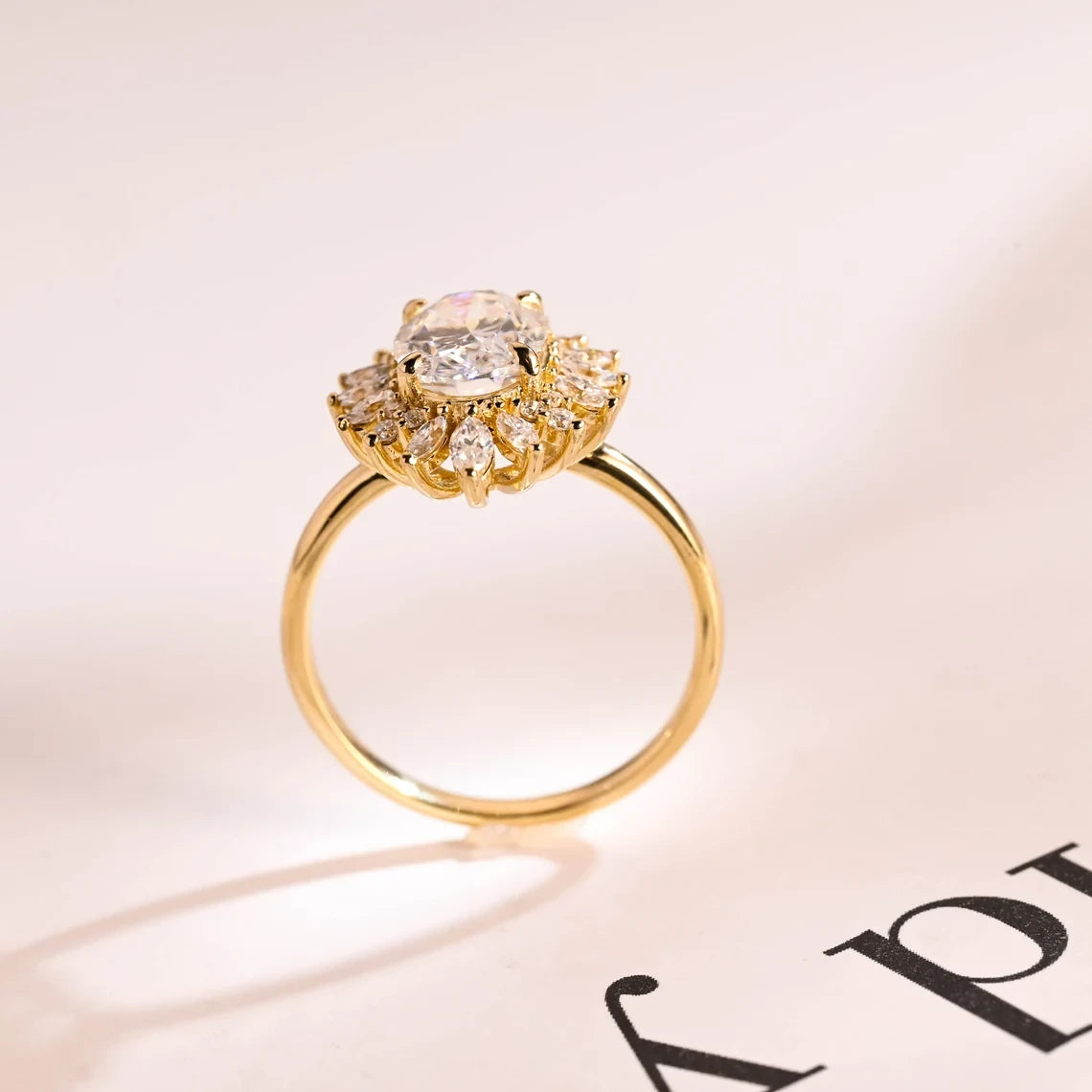 halo engagement ring