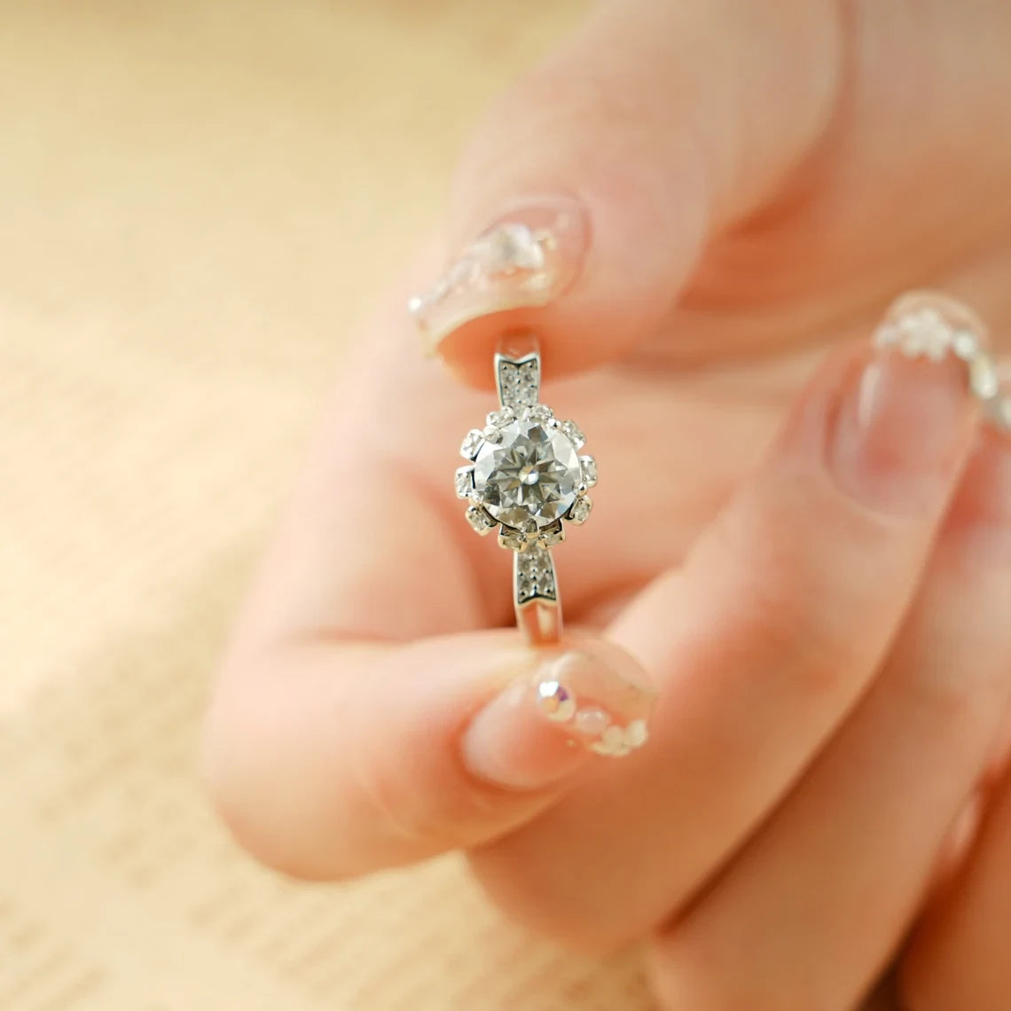 Promise in Style | Unique Round Sparkle | 10K Gold Charm