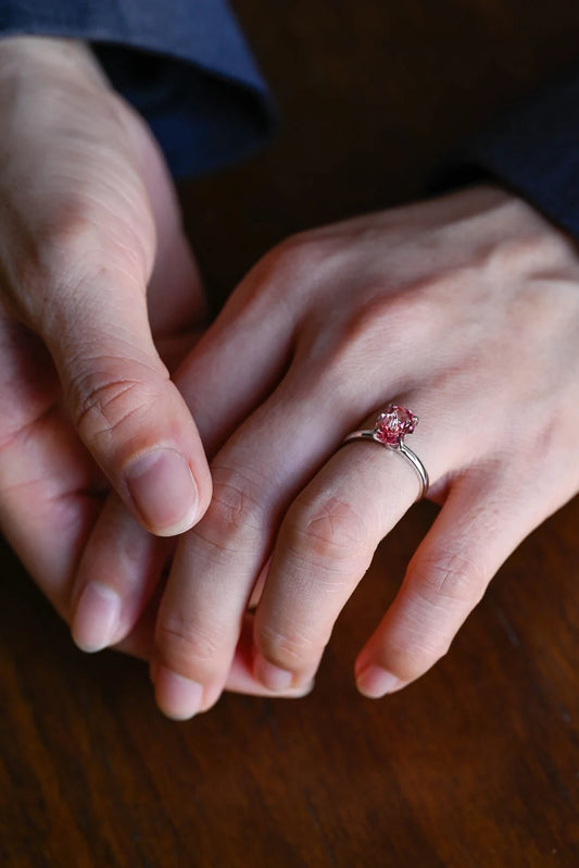 pink morganite ring