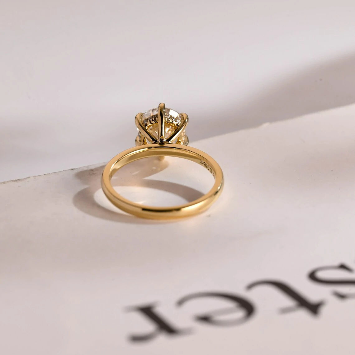 Shine in Secret | Round Cut Engagement | Moissanite for Her