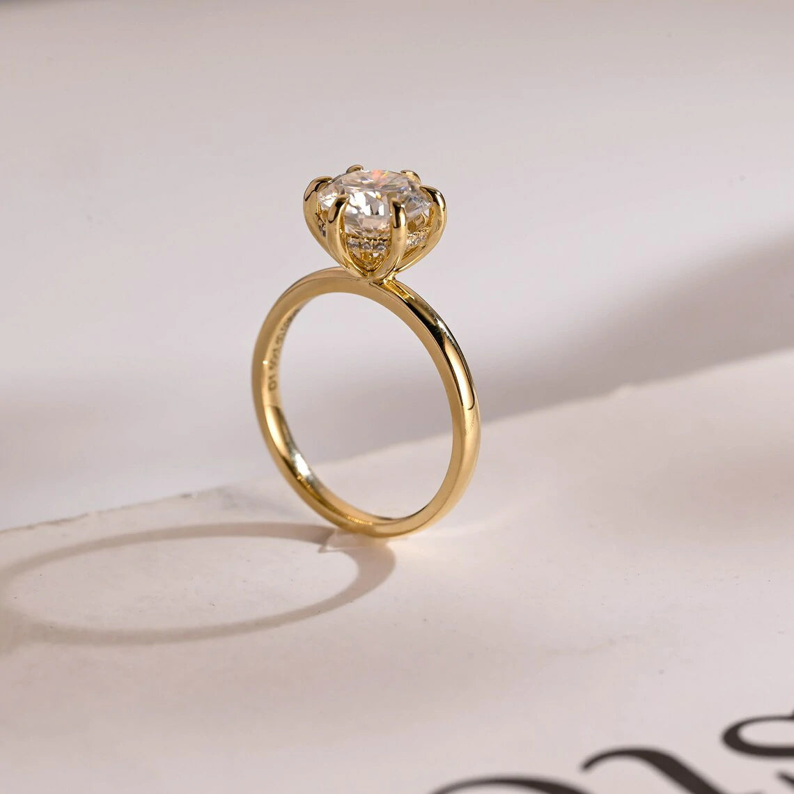 Moissanite Magic | Anniversary Love | Solid Gold Beauty