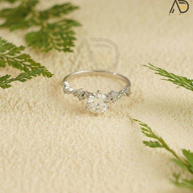 Minimalist Engagement Ring | Handmade Gold Jewelry | Timeless Style