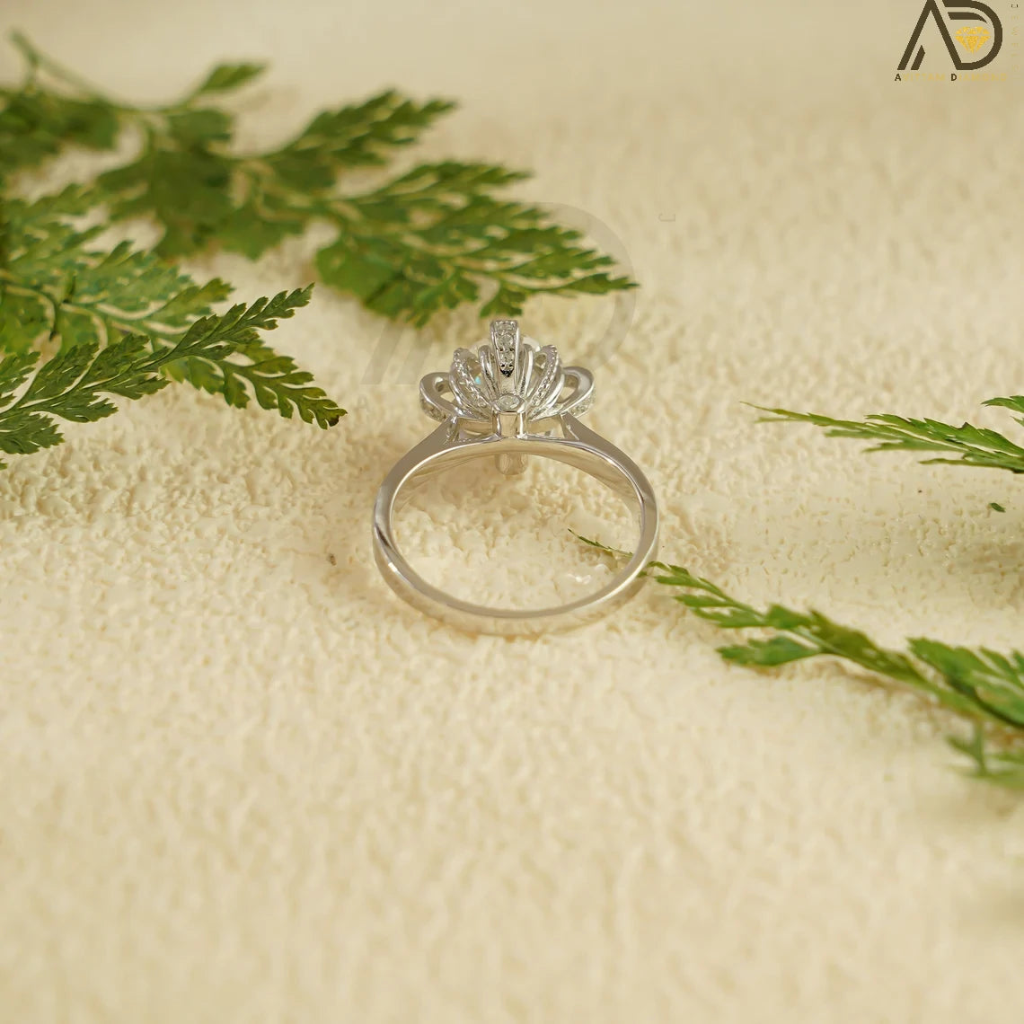 Handmade Moissanite Band | Engagement Jewelry | Gold Promise