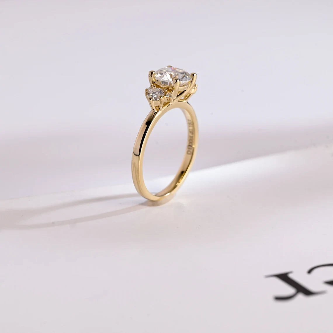 Celebrate Her Glow | Multi Accent Sparkle | Gold Moissanite