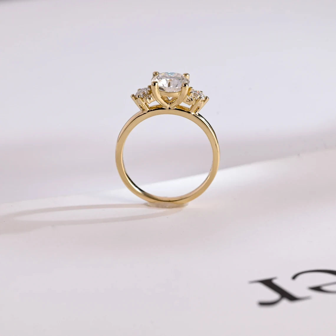 Forever Moments | Moissanite Gold Ring | Multi Stone Beauty