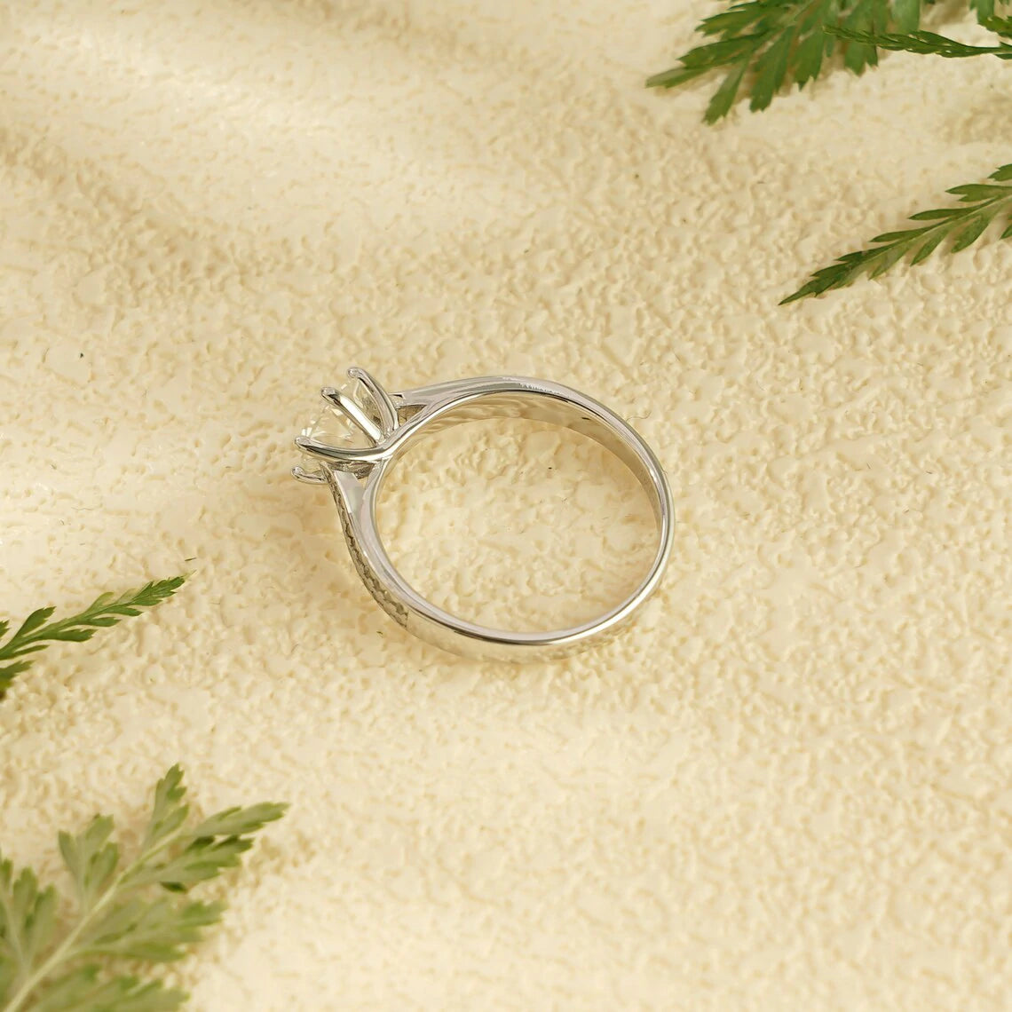 For Her Special Ring | Handmade Gold Shine | Round Cut Sparkle