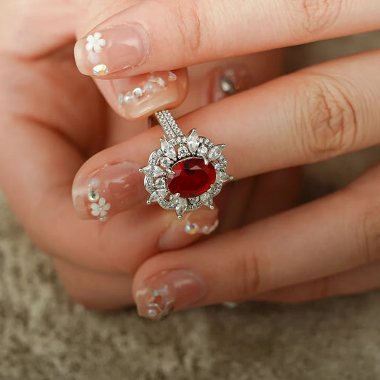 ruby engagement ring
