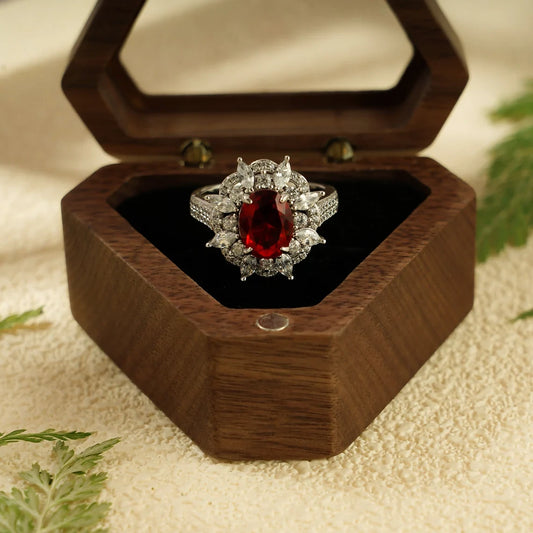 ruby engagement ring