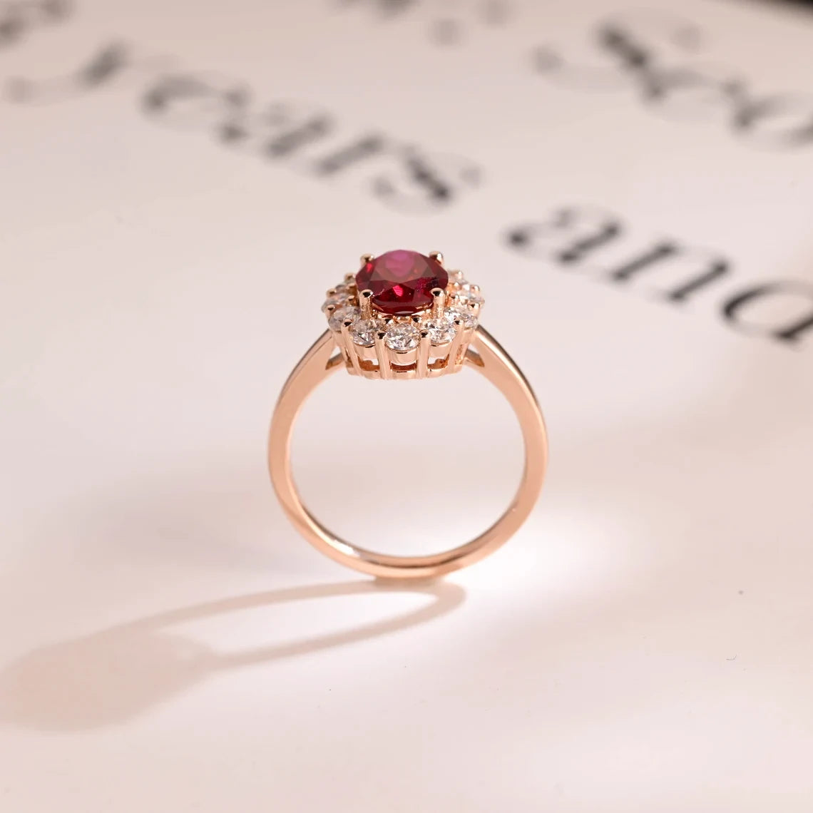 ruby birthstone ring