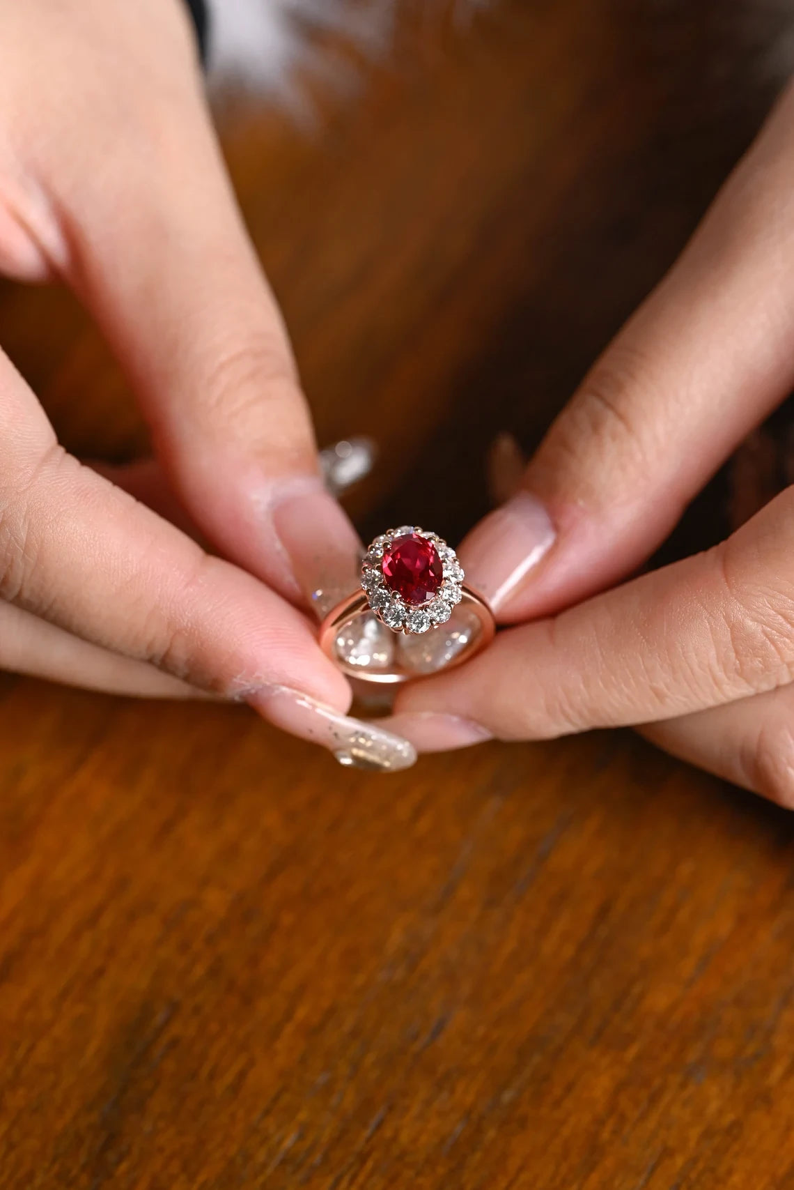 ruby anniversary ring
